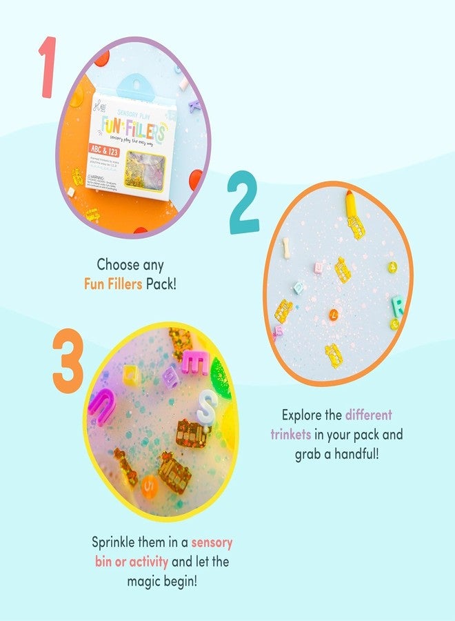 Glo Pals Fun Fillers Sensory Play Accessories Pack, Themed Accessories for Sensory Bins (Explore + Learn) - Image 5